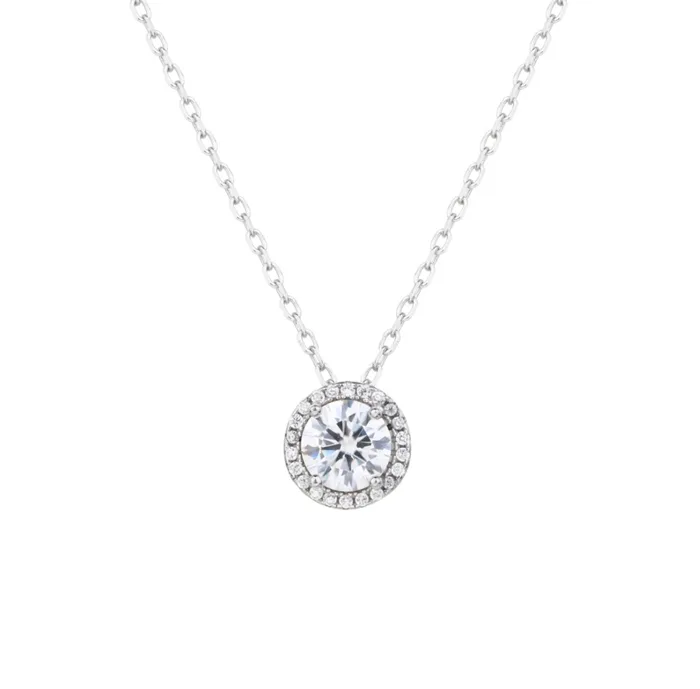 שרשרת כסף 925 עם אבני מוסוניט